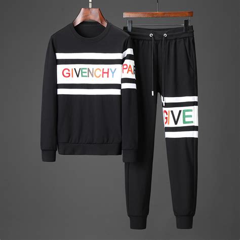 cheap givenchy tracksuit|givenchy tracksuit men's black.